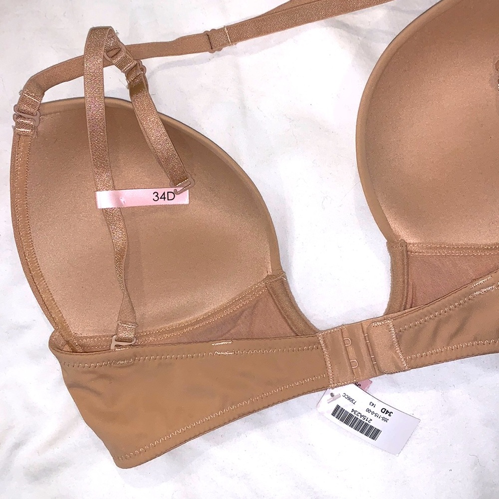 BNWT La Vie En Rose plunge NUDE BRA ONLY